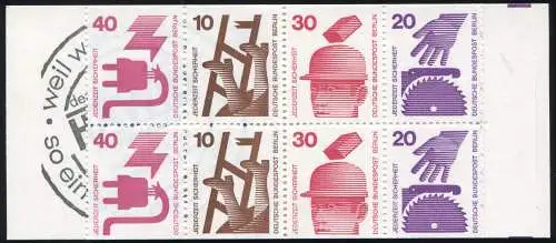 MH 9a Unfall mit deutlicher Fehlfaltung links von der Perforation, ** postfrisch