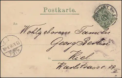 AK Stuttgart - Partie dans les annexes, 14.9.1908 selon KIEL 15.9.08