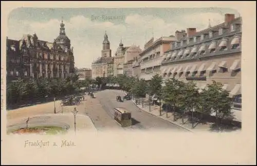 Carte de vue Francfort / Main - Le marché Ross, inutilisé