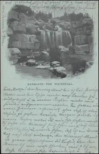 AK Ramsgate - The Waterfall, 8.8.204 apr. Lönssnitz / Allemagne