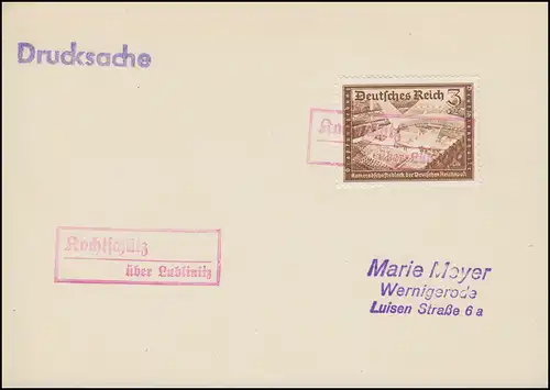 Landpost Kotschütz sur Lublinitz, Gläßlich-O sur l'impression