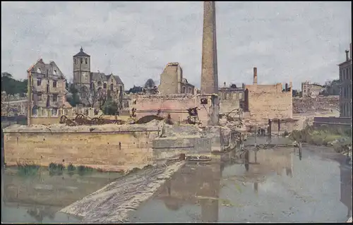 Poste de terrain B.S. Compagnie économique 145 - 19.7.18, AK Rethel Partie à l'Aisne