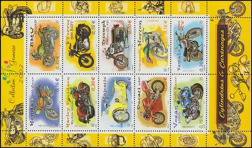 3645-3654 Motocycles 2002 - Petit arc **