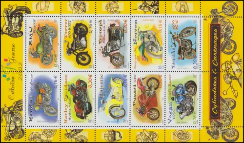 3645-3654 Motocycles 2002 - Petit arc **