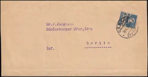 Völkerbund (SDN) 19x Tell mit Armbrust EF Streifband GENF 26.9.1926 nach Berlin
