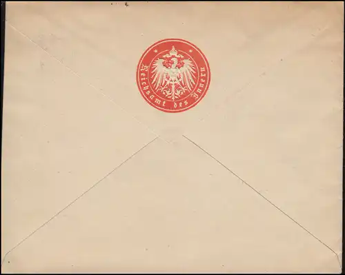 Affaire Reichsserviceamt de l'intérieur Lettre BERLIN 25.7.17 à Francfort/Main