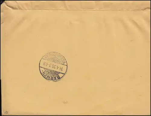 Württemberg PS 2 chiffre Objet imprimé Le timbre ESSLINGEN-BAHNHOF 13.4.1895