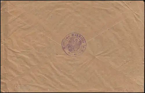 26 Service de la paire MeF Brief Deutsche Postbahn BERLIN-CURIER BUREAU 18.9.1920