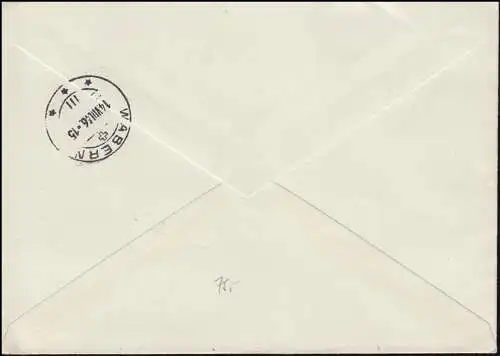 France 764 Conférence de paix avec 758 lettres R avec R-Zettel PARIS SSt 13.8.46