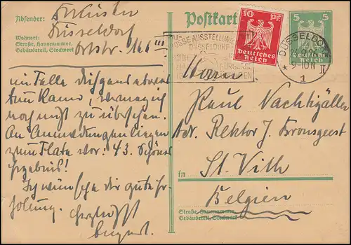 Ausstellung Gesundheitspflege Sozilale Fürsorge Leibesübungen DÜSSELDORF 24.9.26