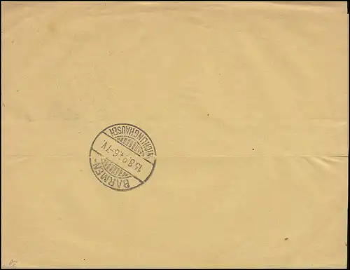 Württemberg PS 2 Streifband Die Briefmarke ESSLINGEN-BAHNHOF 13.8.1894