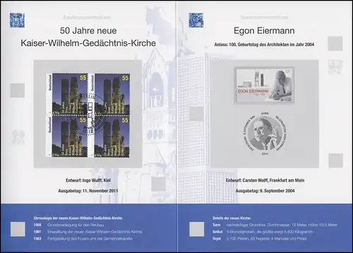 2898 Nouvelle Eglise de la mémoire de l'empereur Guillaume Berlin - EB 7/2011