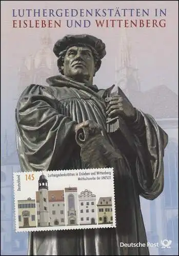 2736 UNESCO Eisleben / Wittenberg: Luther-Gedenkstätten - EB 3/2009