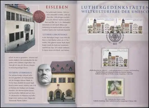 2736 UNESCO Eisleben / Wittenberg: Luther-Gedenkstätten - EB 3/2009