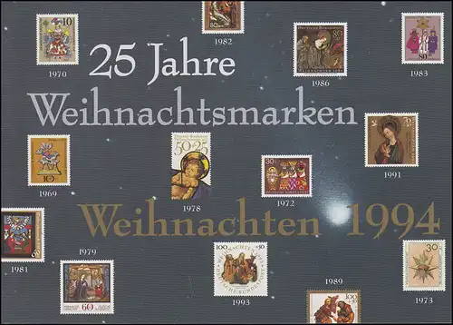 1770-1771 Weihnachten 1994 [EB 2/1994] mit Grußwort Bundespräsident Herzog 