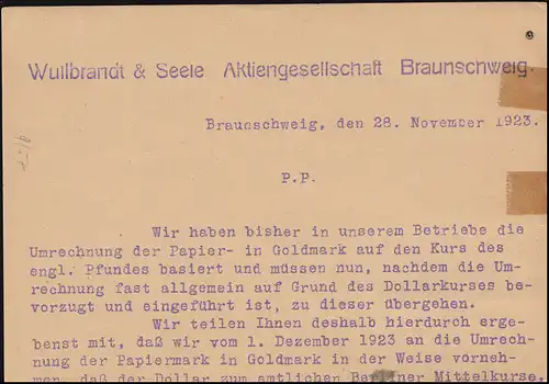 325A Infla als Viererblock auf Drucksache BRAUNSCHWEIG 30.11.23 nach Magdeburg