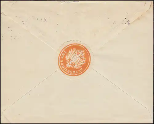 Reichsdienstsache Auswärtiges Amt Brief BERLIN 20.6.1913 nach Charlottenburg