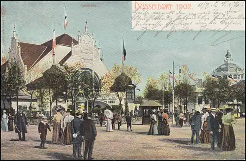 AK Industrie- & Gewerbeausstellung DÜSSELDORF Festhalle, SSt AUSSTELLUNG 11.7.02