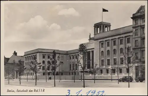 Championnats de sports d'hiver, promotion-O sur AK Botsft de l'URSS BERLIN 30.12.51