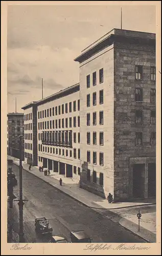 Carte postale Berlin Aéronautique Ministère, BERLIN-ZEHLENDORF 11.2.1941