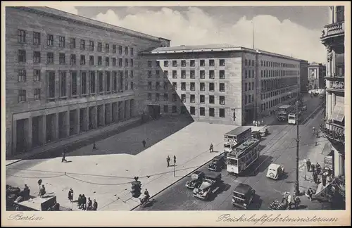 Ansichtskarte Berlin Reichsluftfahrtministerium, POTSDAM 6.4.1938 nach Eisenach