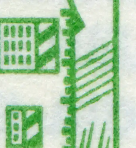 13a MH BuS 1982 [olive 80er], mit PLF: Schrägen verdickt, Feld 7, **