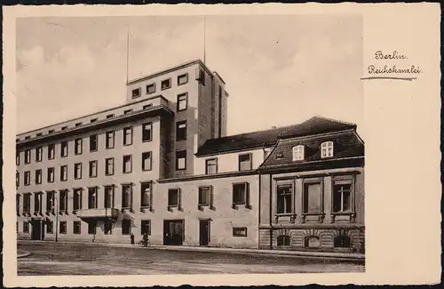 Carte de vue Reichskanzlei BERLIN-WILHELMSRUH 10.3.1936 vers Leipzig