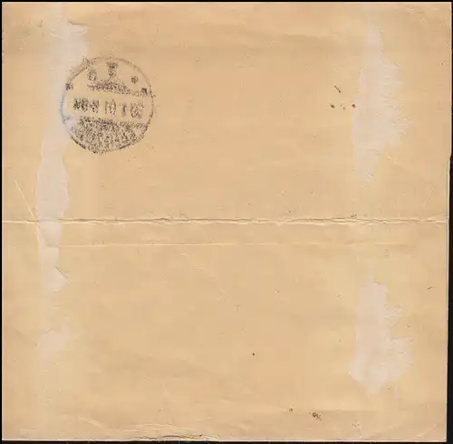 Mexique: Streifband en recommandé du Mexique 11.1.2001 vers l'Allemagne