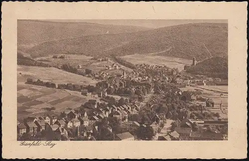 2 AM-Post MeF auf Ansichtskarte EISERFELD (SIEG) Panoramaansicht