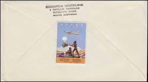 293 Postschiff EXPERIMENT und sein Postmeister Nichols auf Schmuck-FDC 22.4.59 