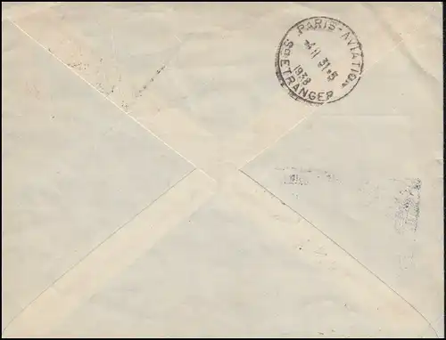 Erstflug Frankreich-Schweiz 1.6.1938 Brief 339 Louis Pasteur PARIS 31.5.38 