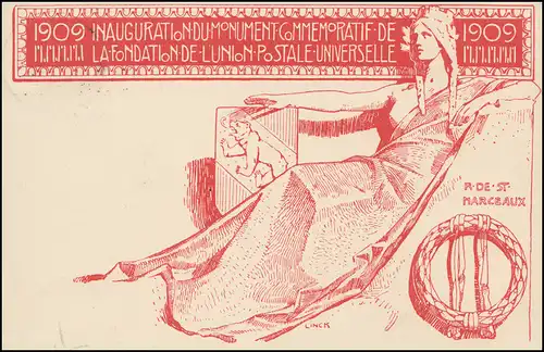 Suisse Carte postale P 68a avec le cachet du siècle VEVEY 12.12.12-12 heures