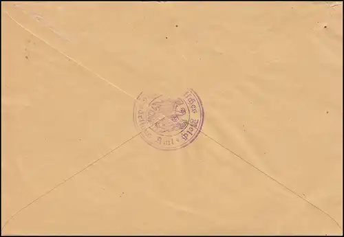 Reichsdienstsache Auswärtiges Amt D 32 EF Brief BERLIN-KURIERSTELLE 18.3.1922 