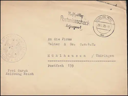 Frei durch Ablösung Gesandtschaft Dublin Auswärtiges Amt Brief BERLIN 29.7.1935