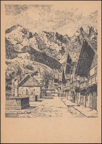 128 Posthorn avec victime d'urgence EF sur carte de visualisation SSt MUNICH Croix rouge 10.10.52