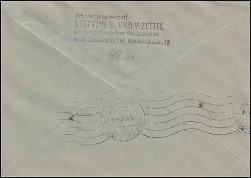 700A+920A Accident & BuS Lettre de valeur SSt Cologne Adenauerhaus 5.5.1977 n. Düsseldorf