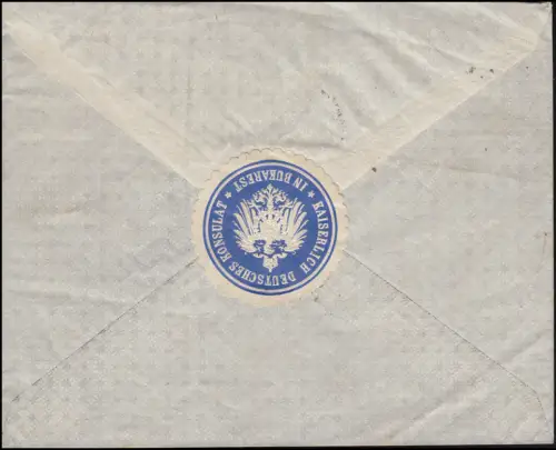 Rumänien: Brief mit Siegel KAISERLICH DEUTSCHES KONSULAT IN BUKAREST 7.8.1916