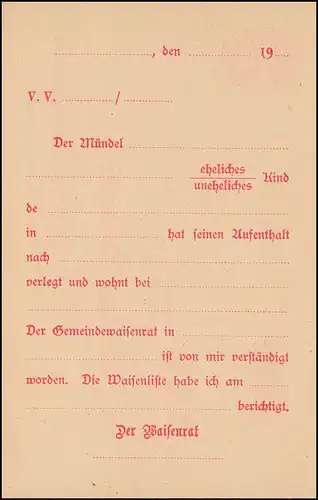 Dienstpostkarte einer Behörde DPB 1 Bayern 15/15 DV 21, Doppelkarte ungebraucht