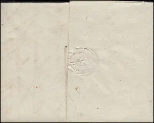Vorphilatelie Faltbrief geschrieben Sulzbach März 1825: MÜLLHEIM R1 n. Säckingen