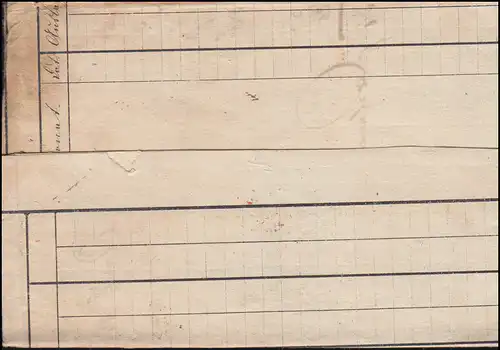 Baden Vorphilatelie Blisseler CARLSRUHE 6.7.1829 après Säkingen