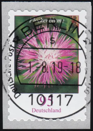 3483 Flocon 95 centimètre carré avec numéro UNGERADER, ET-O 1.8.2019