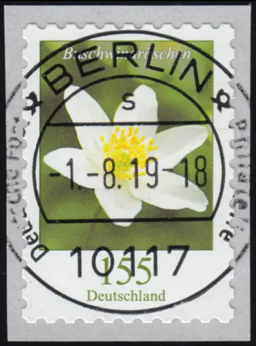 3484 Buschwindröchen 155 centensk de 500, waager. er. Number, ET-O Berlin