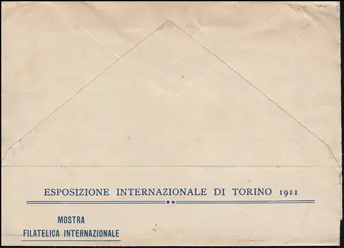 Italien 100 Schwert als MeF Streifband SSt TORINO Briefmarkenaustellung 15.10.11