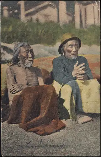 Carte de vue Colombie-Britannique: Résidents, TZOUHALEM 23.12.1908 d'après Aachen