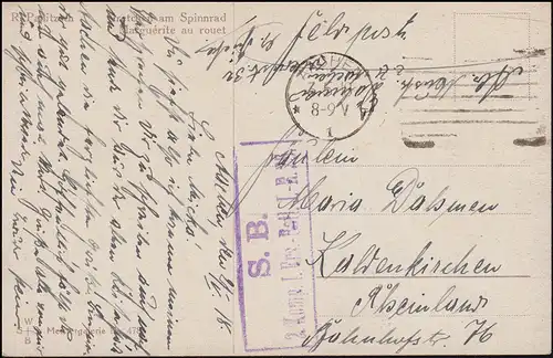 Poste de terrain SB 1 Comp. I. Ers.-Batl.