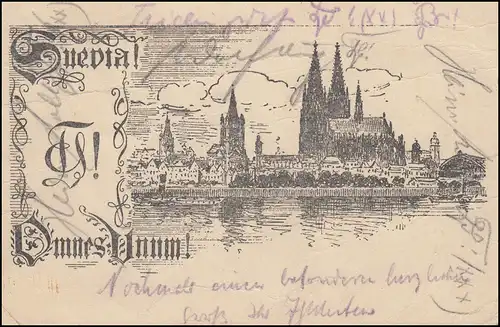 AK Studentenverbindung Suevia Köln am Rhein, CÖLN 20.5.1922