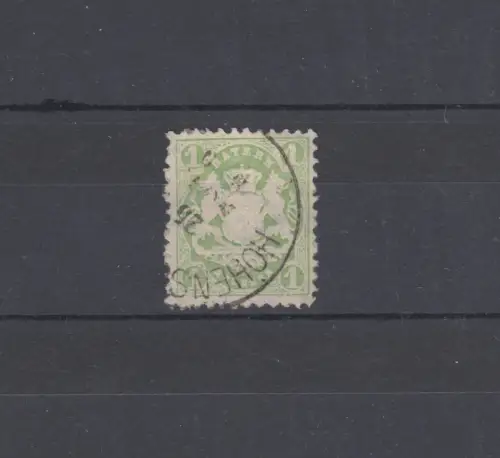 Bayern 22Y Wappen 1 Kreuzer - Stempel 20a Einkreisstempel HOHENSCHWANGAU 