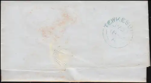 Royaume-Uni Lettre de Paid One Penny Post Gray's Inn après TEWKESBURY en juillet 1849
