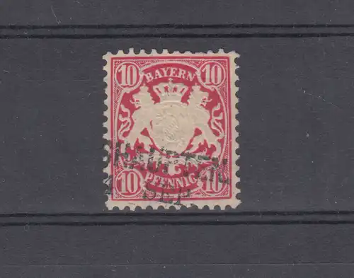 Bayern 49 armoiries 10 Pfennig - Tampon A3.2 Beizeiler ROSSHAUPTEN