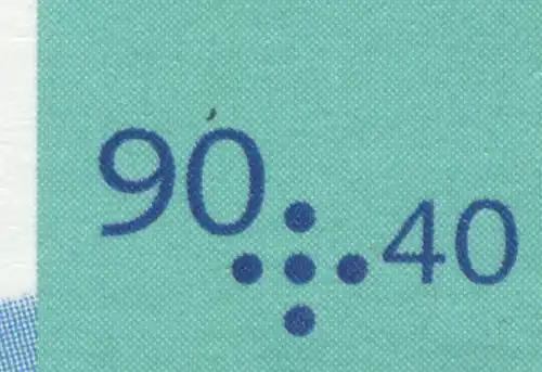 3005I Surfmaus 90 mit PLF I kurzer schwarzer Strich über der 0 von 90, Feld 7 **